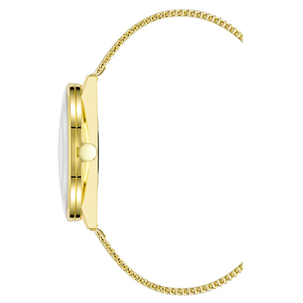 Nine West Gold Stainless Steel Bracelet Watch