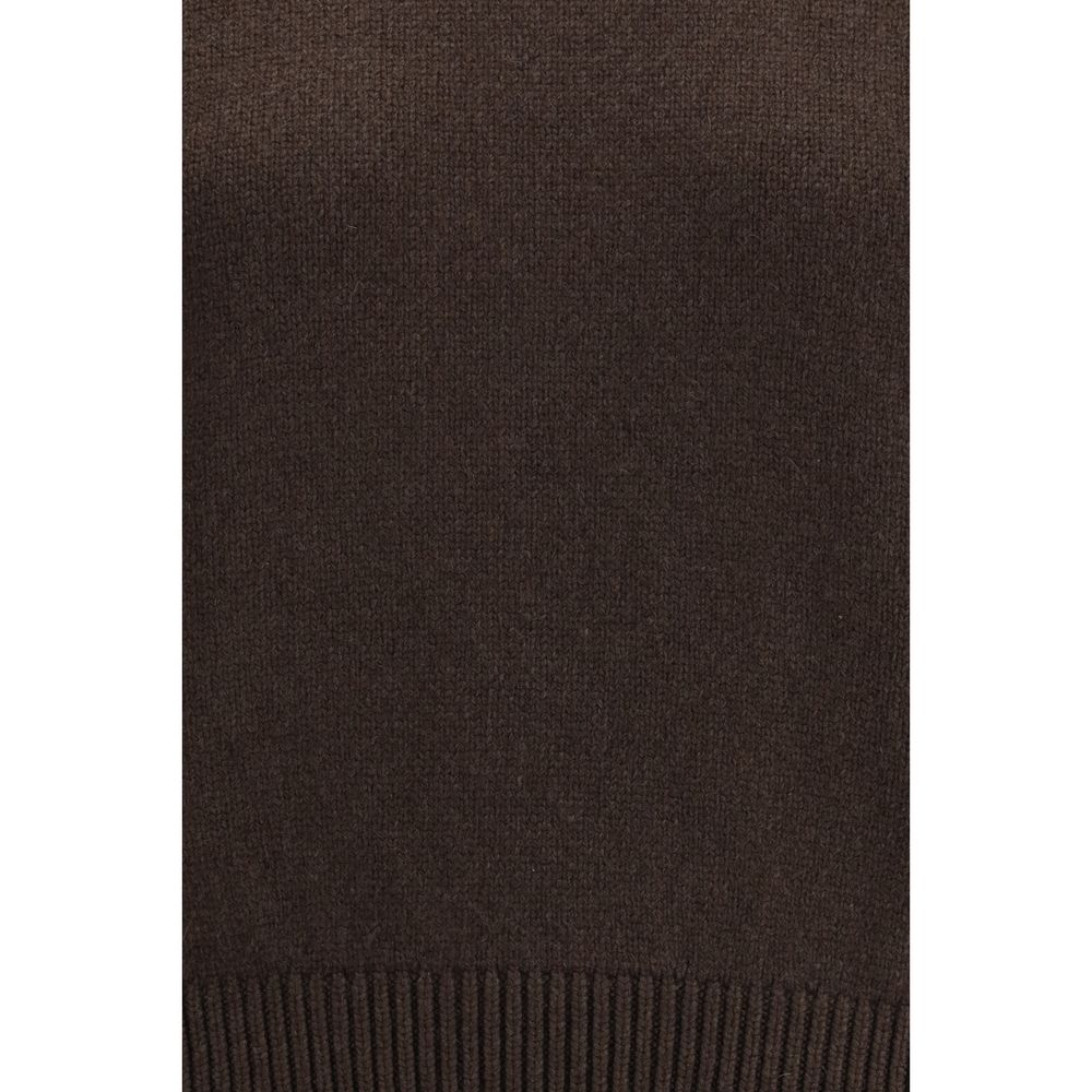 Khaite Brown Cashmere Sweater