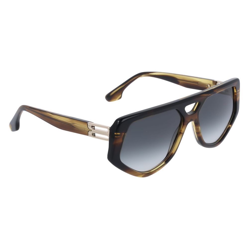 Victoria Beckham Brown Acetate Sunglasses