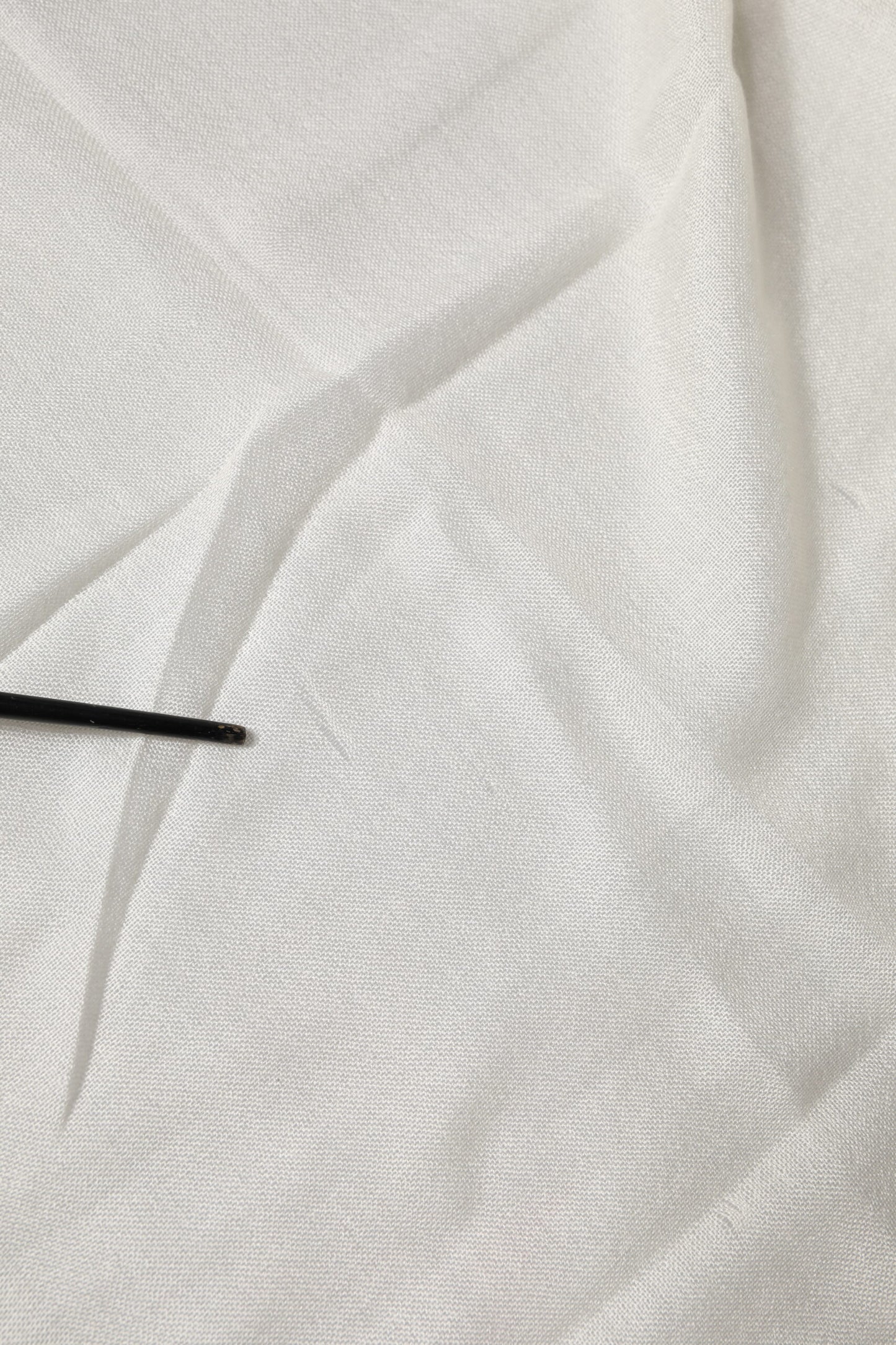 Dolce & Gabbana White Cashmere Knit Neck Wrap Shawl Scarf