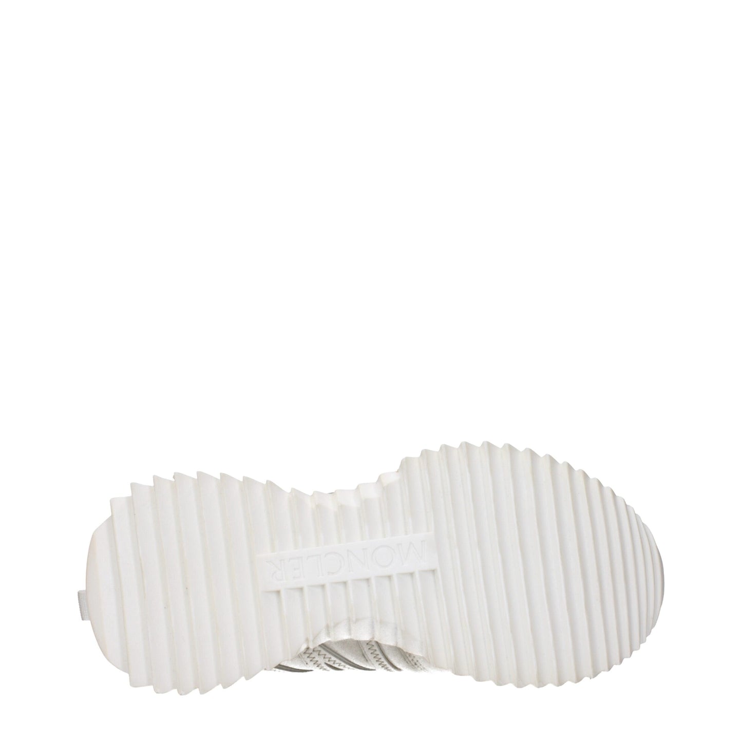 Moncler Beige Leather Low Top Sneakers