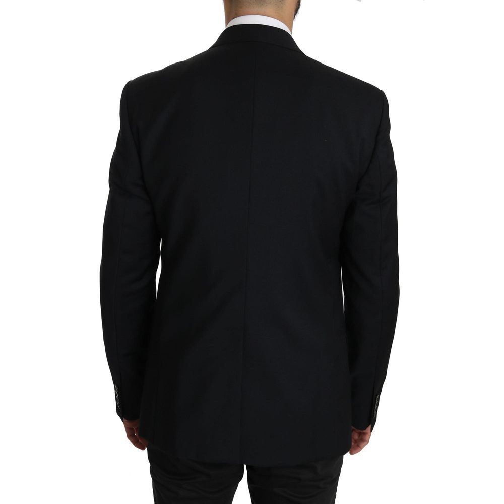 Dolce & Gabbana Blue Viscose Two-Piece Suit