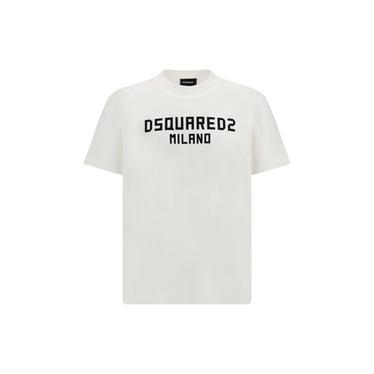 Dsquared² White Cotton T-Shirt
