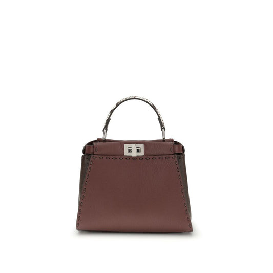 Fendi Brown Calf Leather Bos Taurus Shoulder Bag