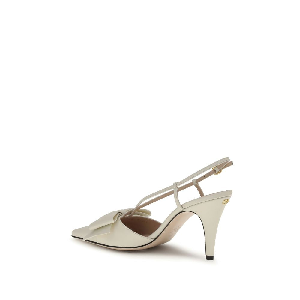 Valentino Garavani Beige Goatskin Pumps