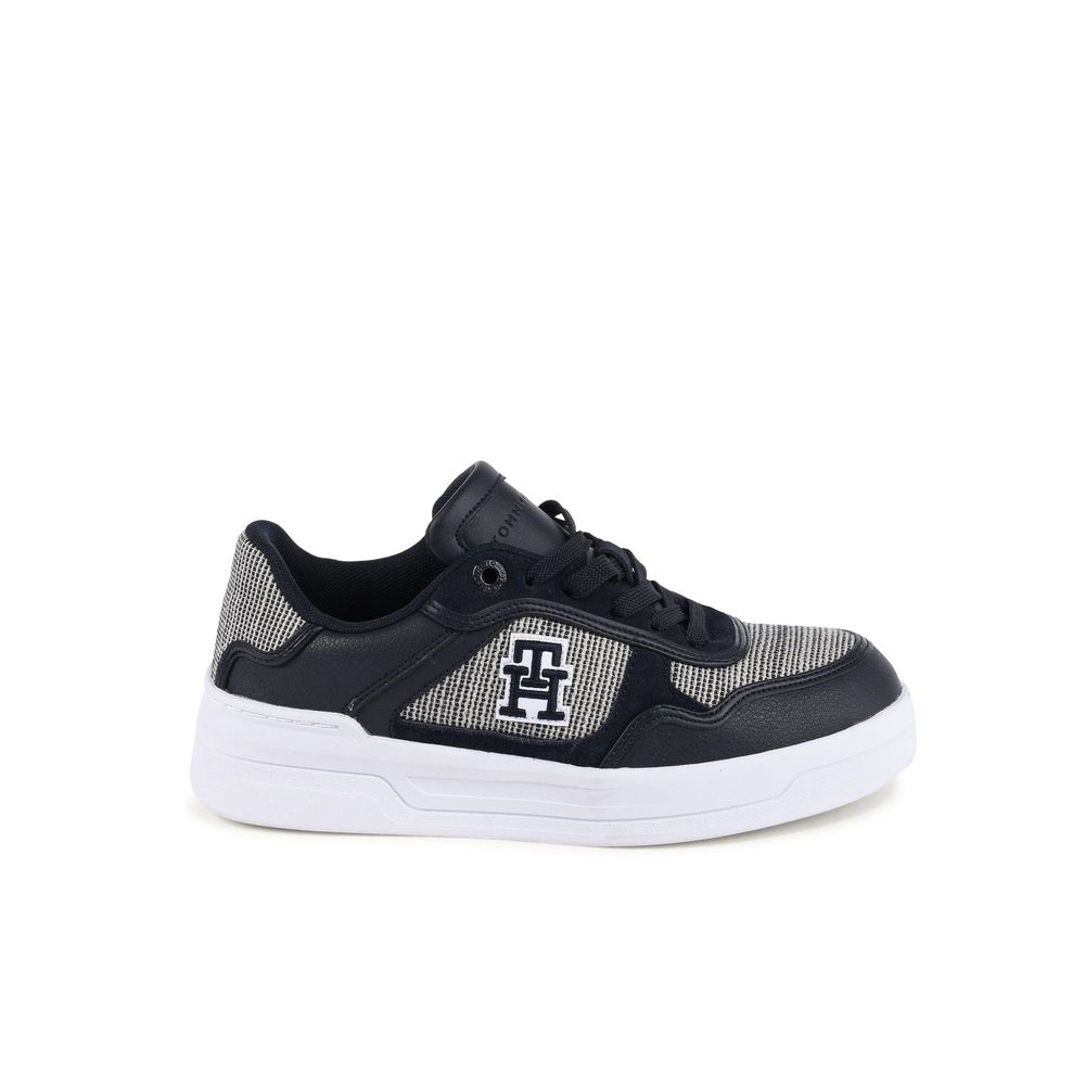 Tommy Hilfiger Blue Leather Low Top Sneakers