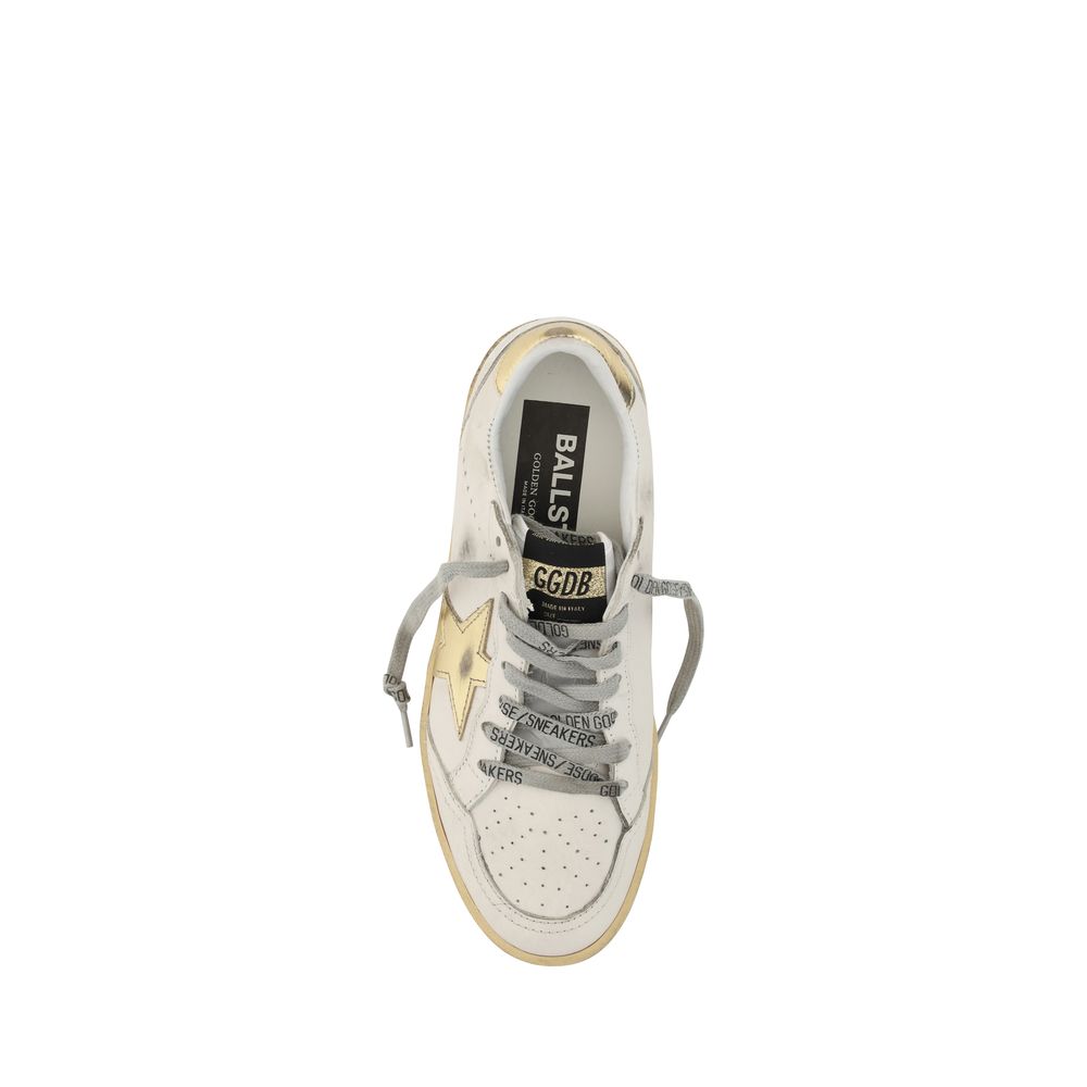 Golden Goose White Rubber Low Top Sneakers