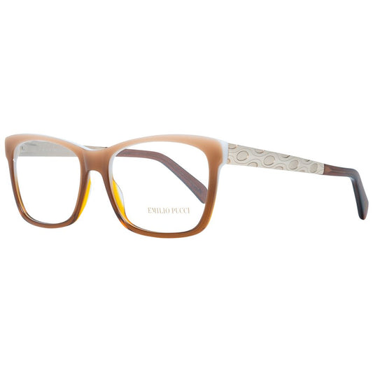 Emilio Pucci Brown Plastic Glasses (Frames)