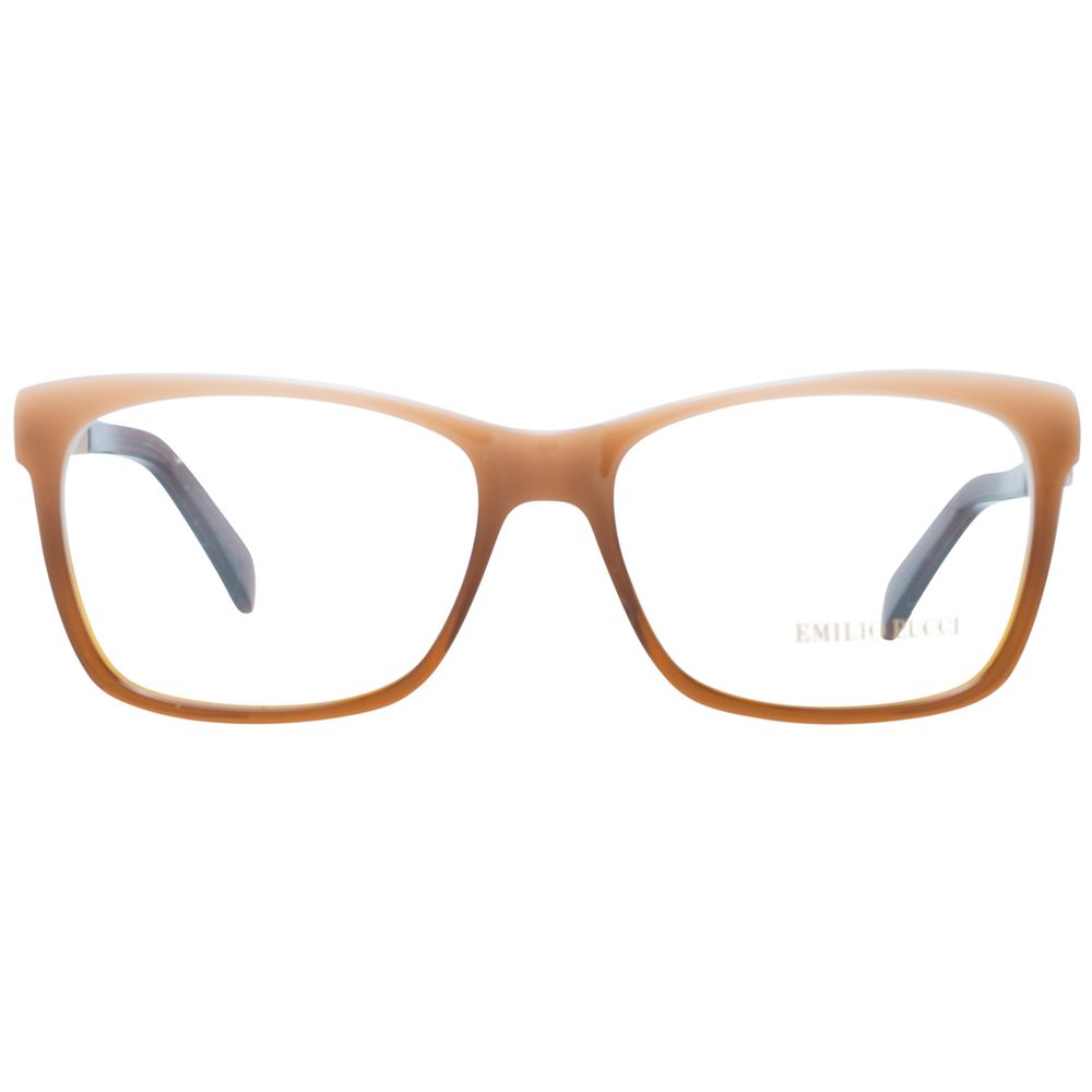 Emilio Pucci Brown Plastic Glasses (Frames)