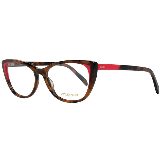 Emilio Pucci Brown Plastic Glasses (Frames)