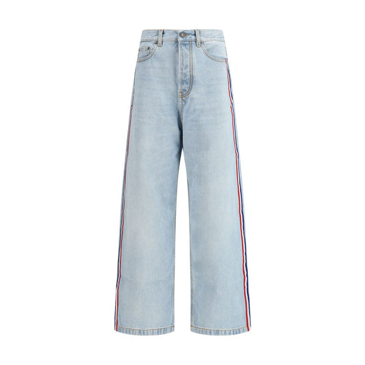 Fiorucci Light Blue Cotton Jeans Denim
