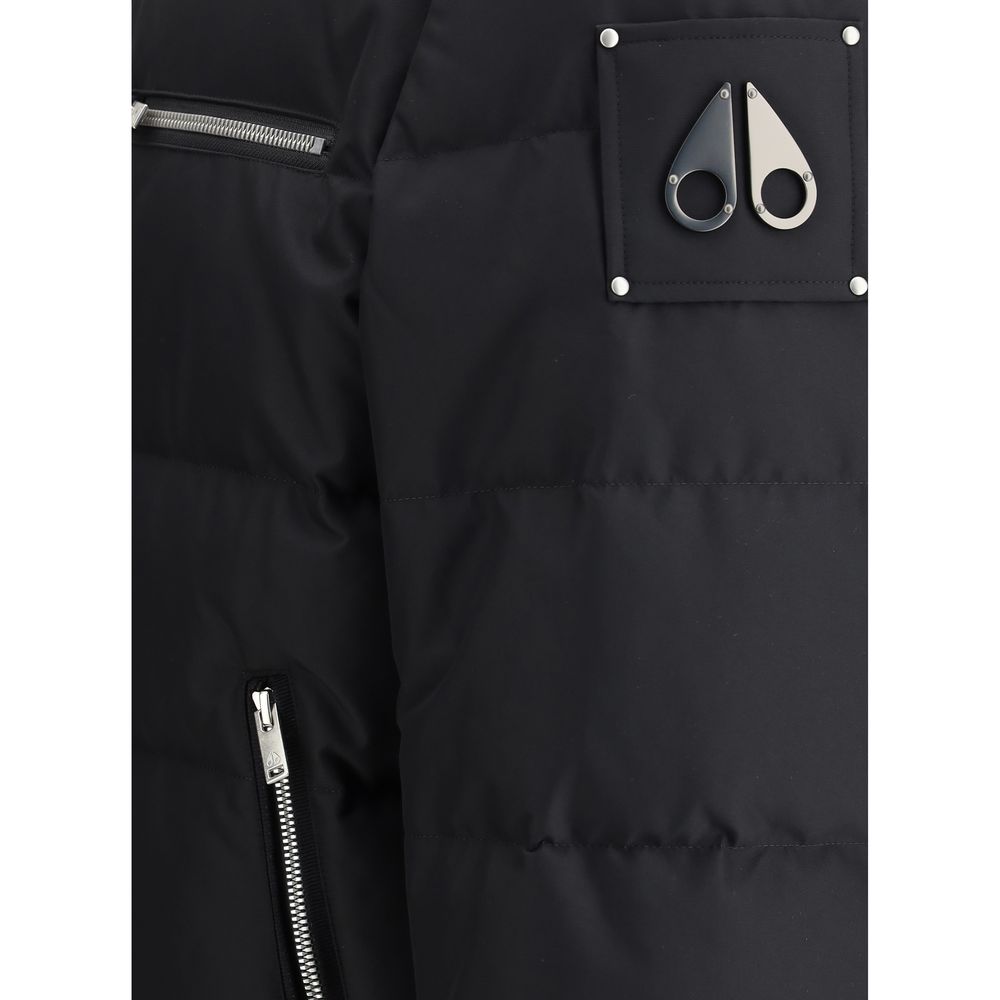 Moose Knuckles Black Polyester Bomber