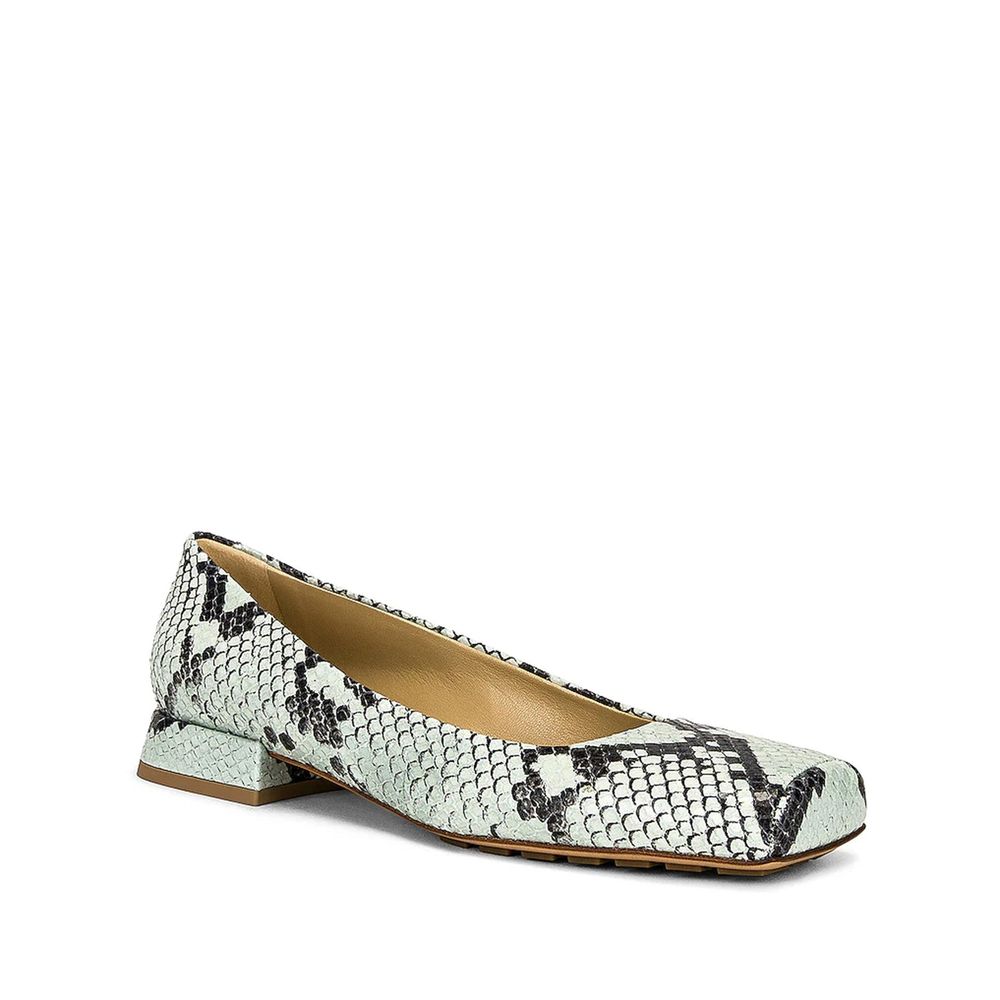 Bottega Veneta Bicolor Calfskin Ballet Flats