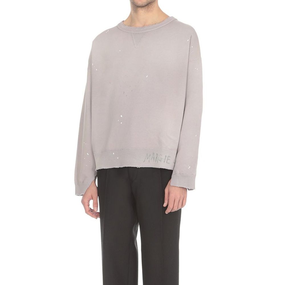 Maison Margiela Purple Cotton Sweatshirt