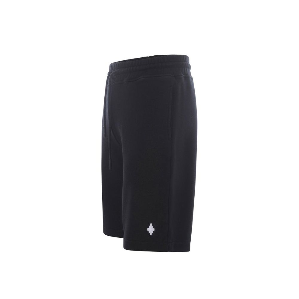 Marcelo Burlon Black Cotton Shorts