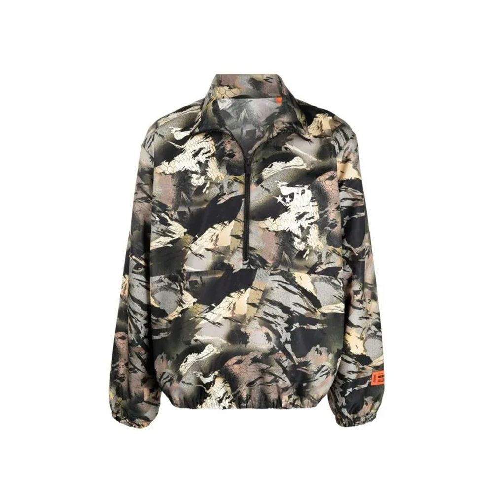 Heron Preston Bicolor Polyamide Shell Jacket