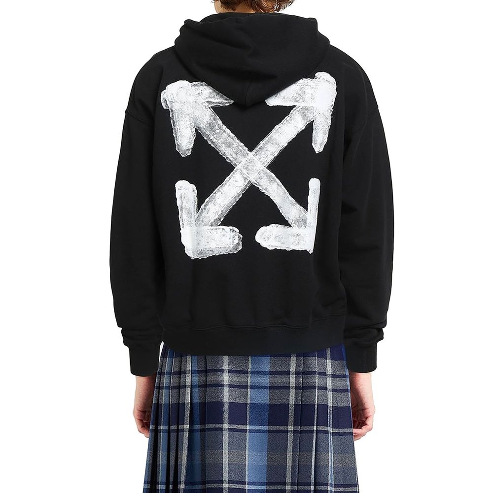 Off-White Black Cotton Sweatshirt