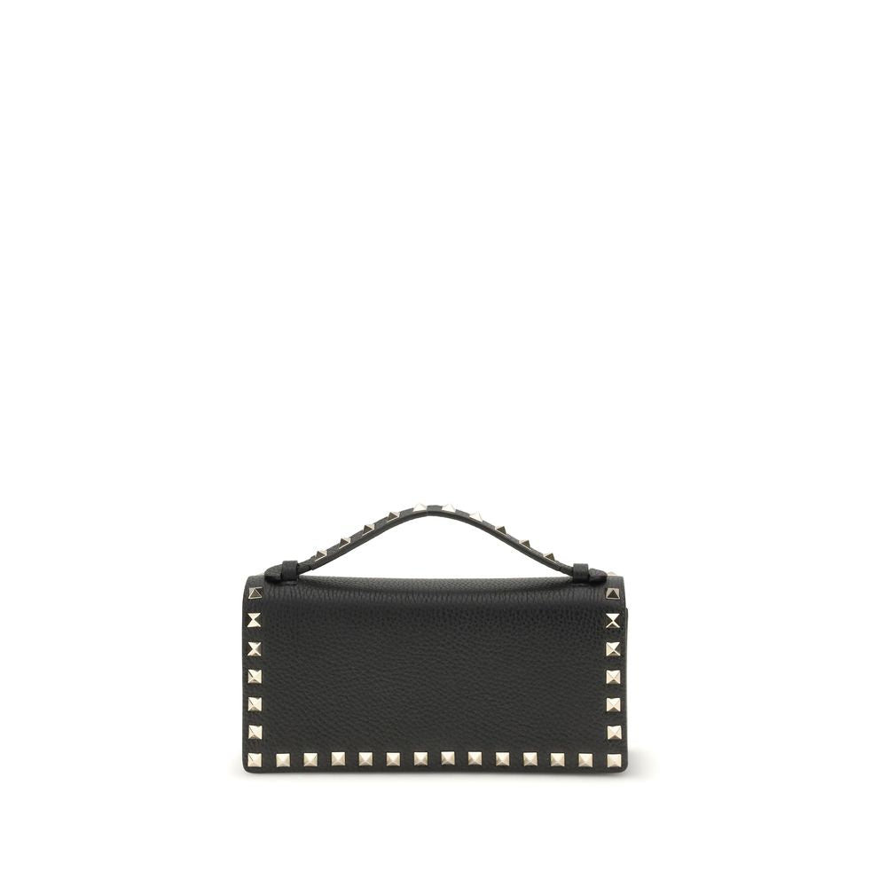 Valentino Garavani Black Calf Leather Bos Taurus Wallet