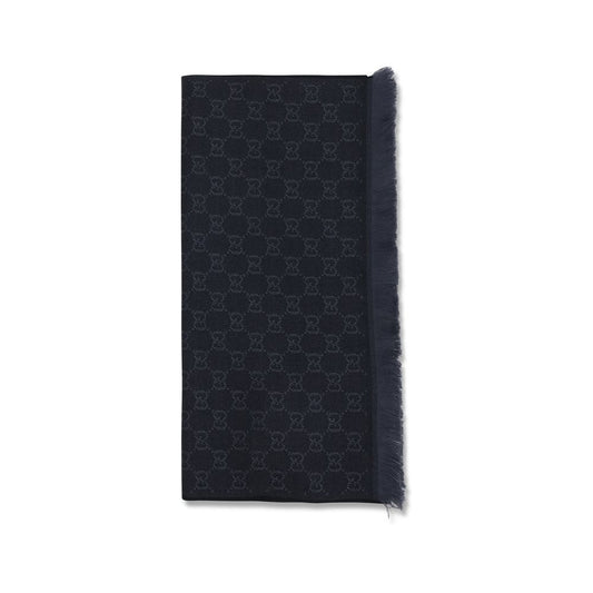 Gucci Black Wool Scarf