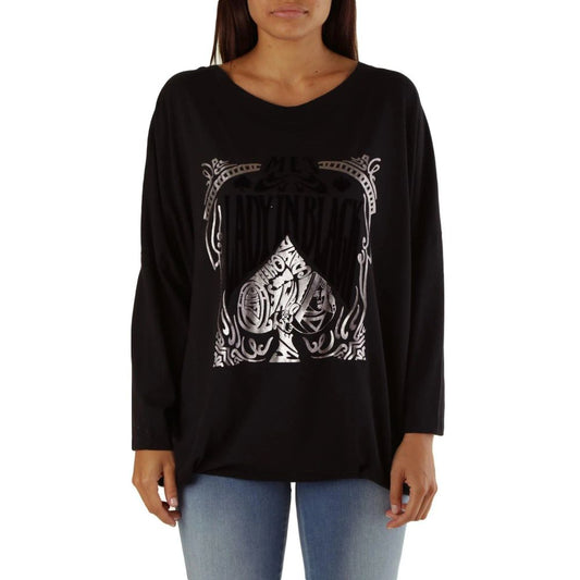 Met Black Viscose Sweatshirt