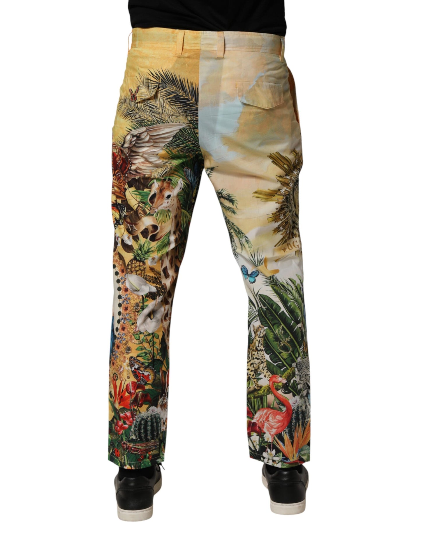 Dolce & Gabbana Multicolor Tropical King Lounge Trouser Pants