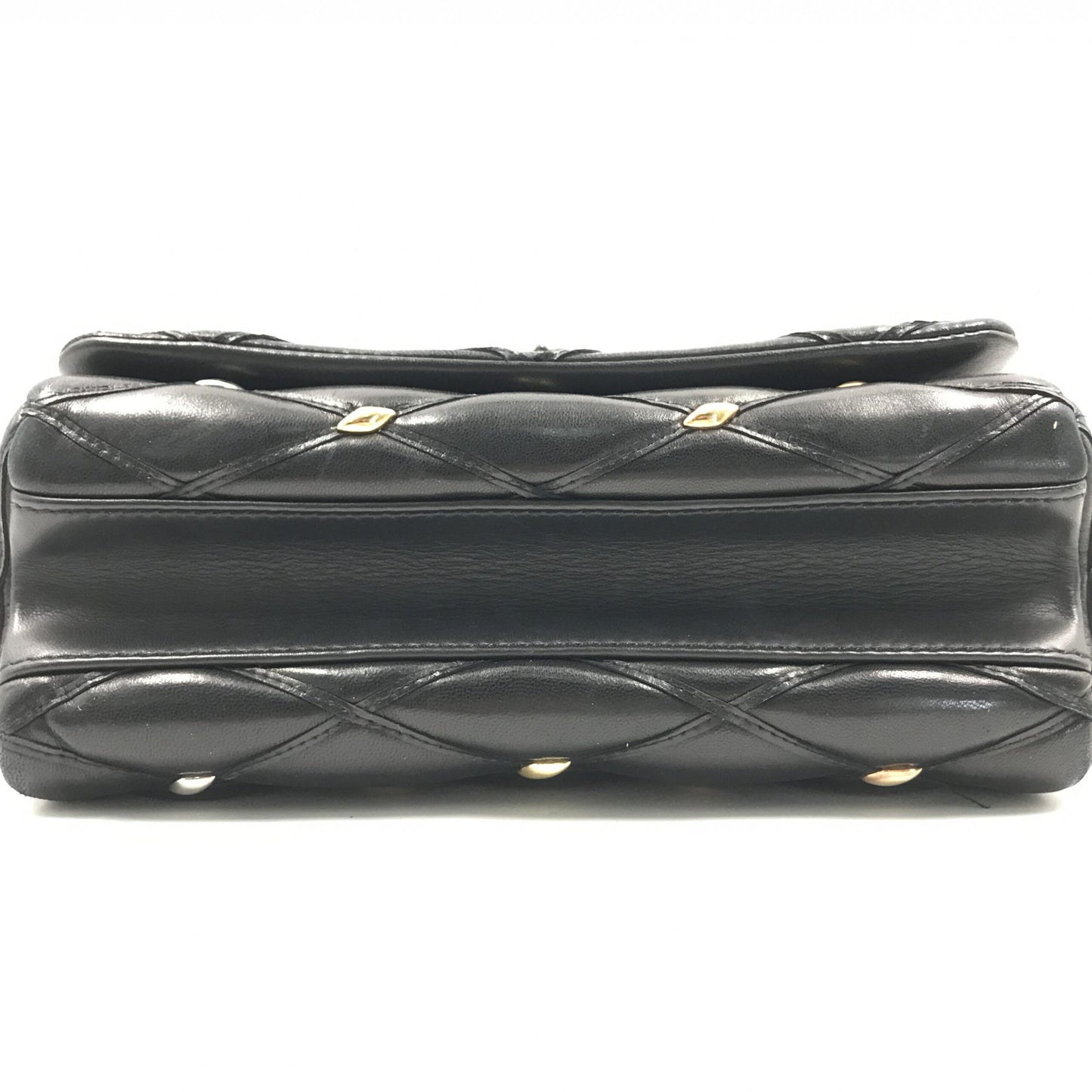 Louis Vuitton Black Quilted Studded Leather GO-14 Malletage PM Bag