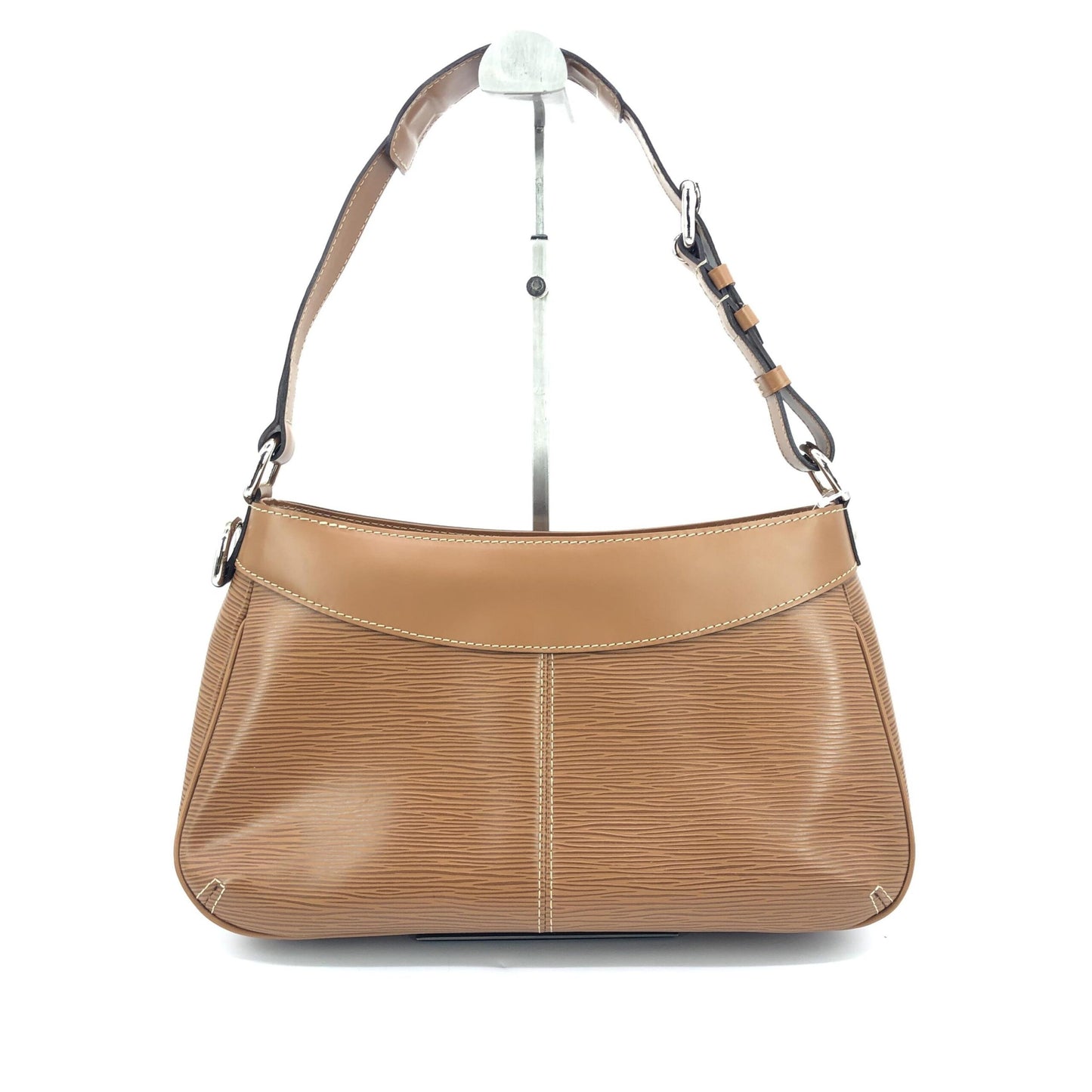 Louis Vuitton Brown Epi Leather Shoulder Bag With Zipper