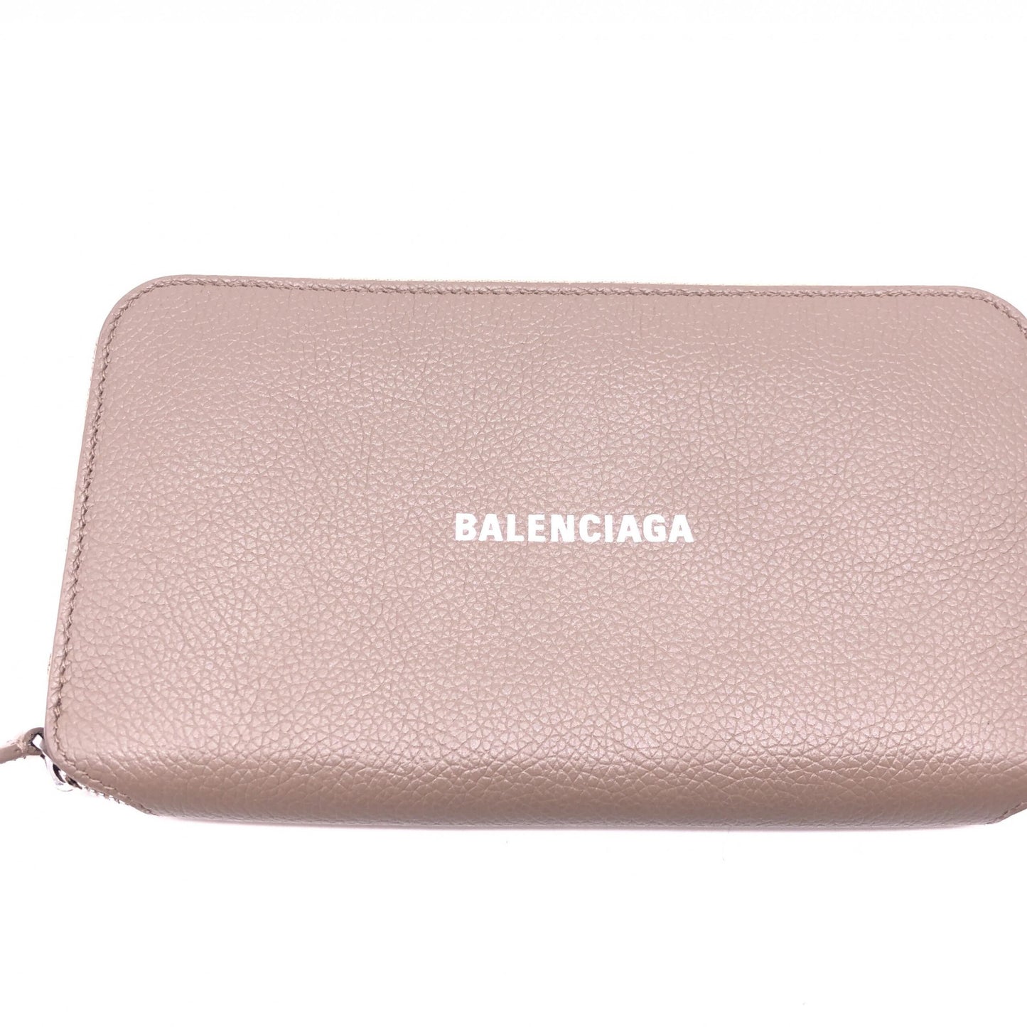 Balenciaga Calfskin Zip Around Wallet