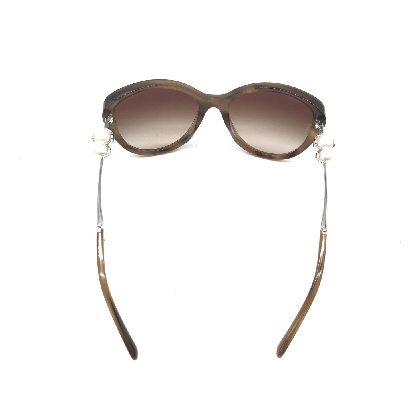 Chanel Cat-Eye Sunglasses With Pearl Detailing