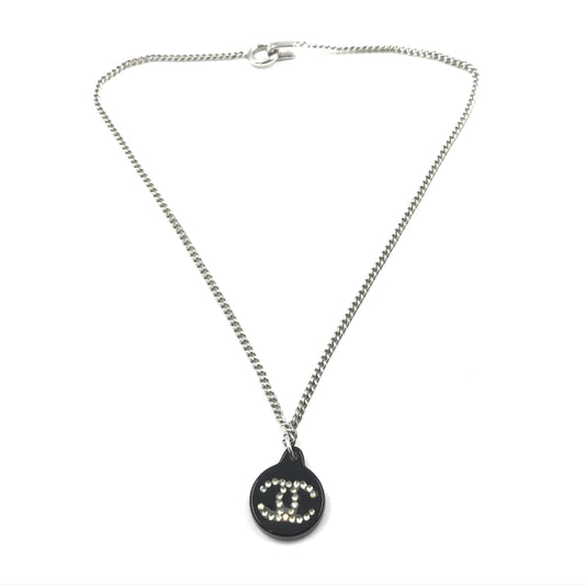 Chanel Coco Mark Rhinestone Necklace