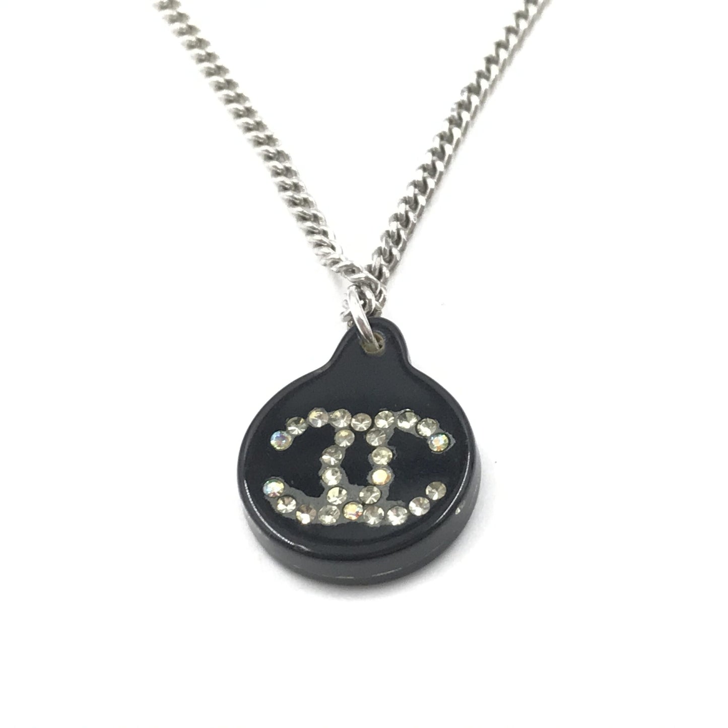 Chanel Coco Mark Rhinestone Necklace