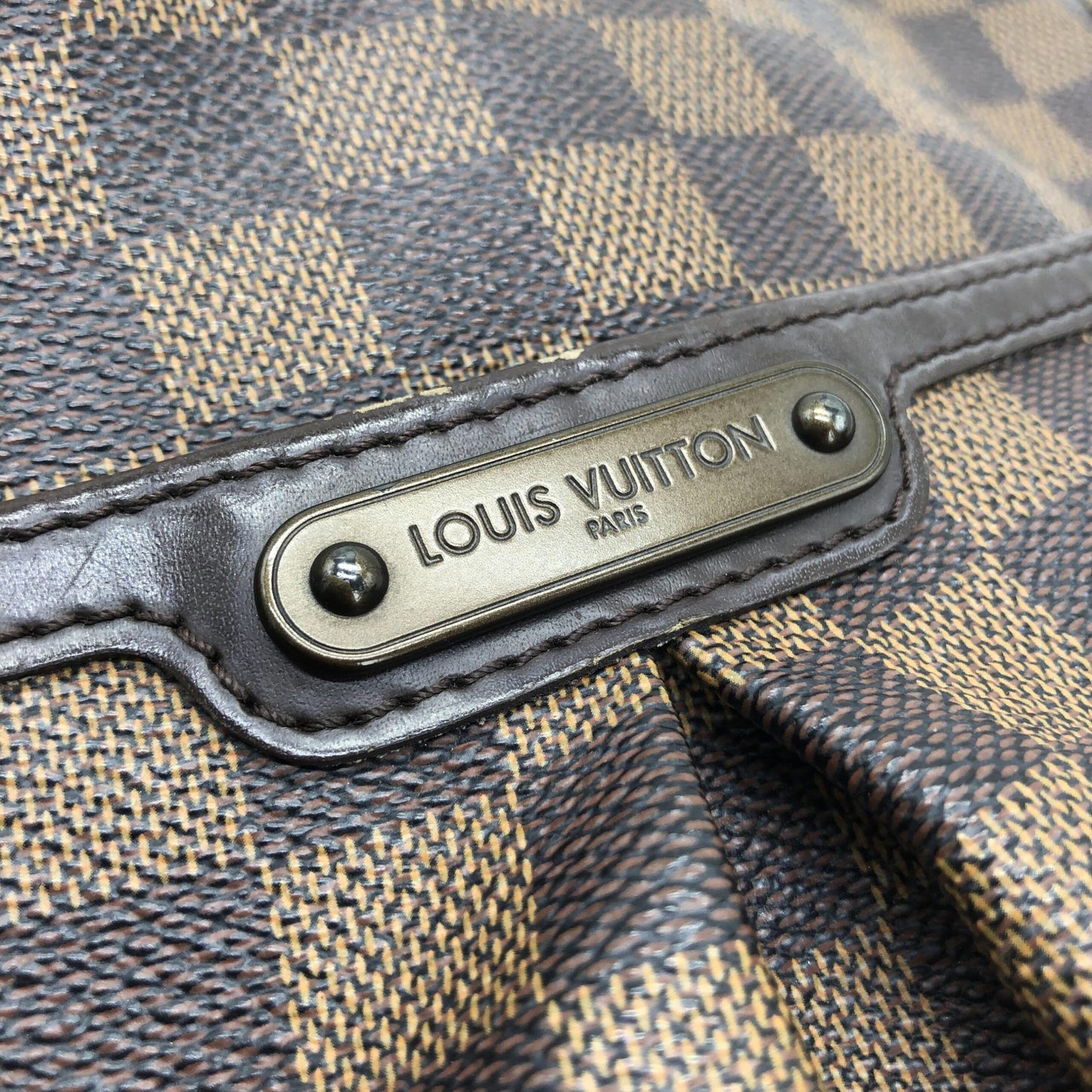 Louis Vuitton Damier Ebene Bloomsbury PM Shoulder Bag