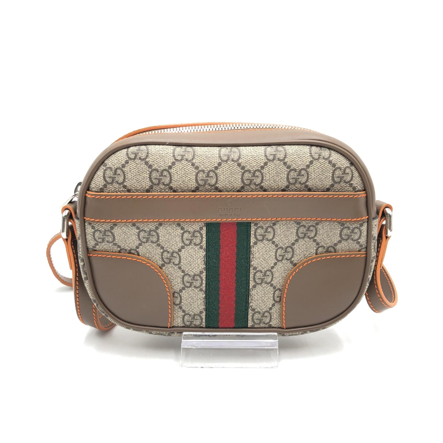 Gucci GG Supreme Sherry Shoulder Bag Brown