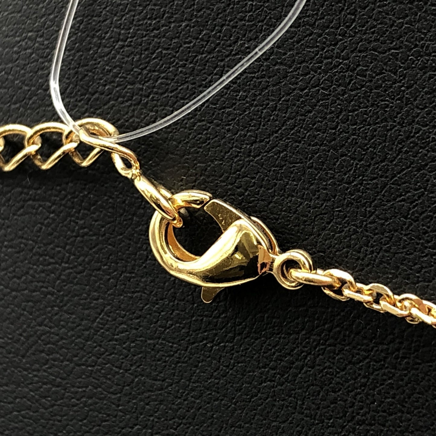 Salvatore Ferragamo Gold Gancini Crystals Pendant Necklace