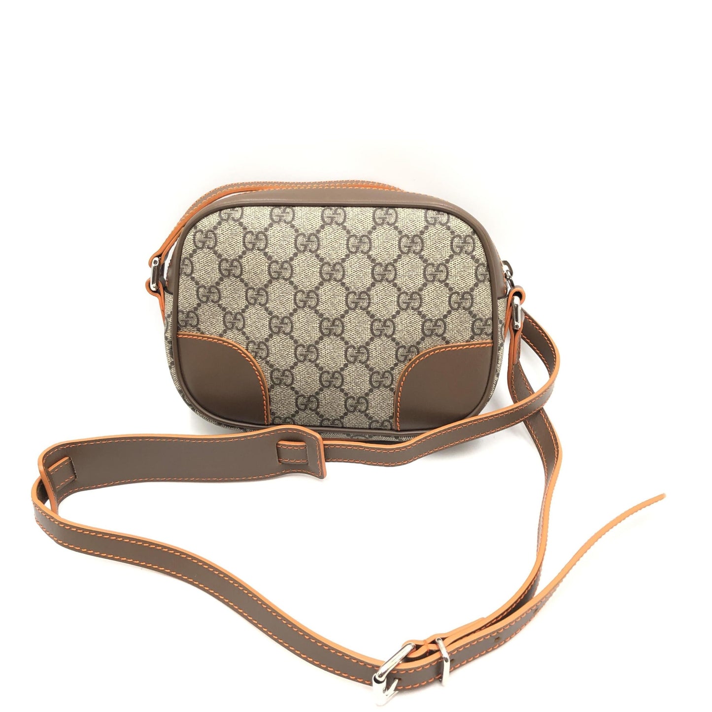 Gucci GG Supreme Sherry Shoulder Bag Brown
