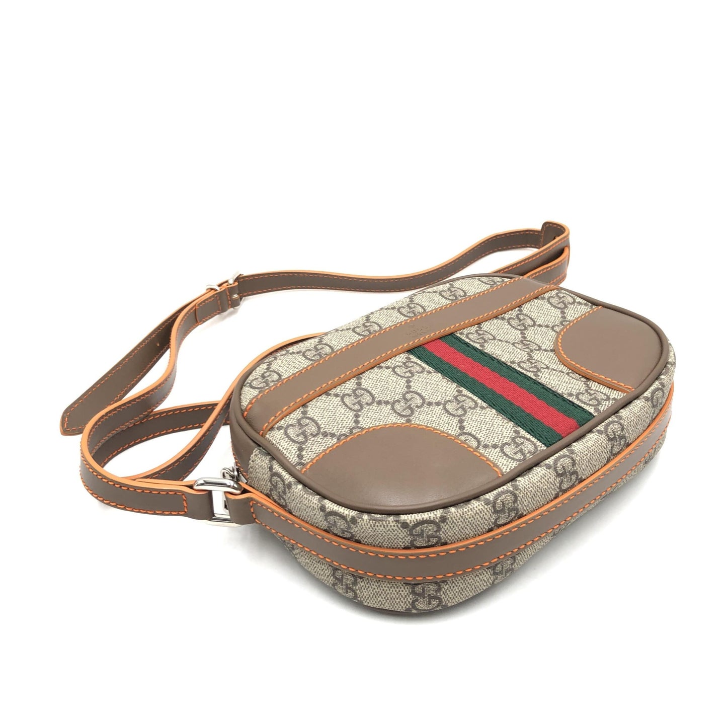 Gucci GG Supreme Sherry Shoulder Bag Brown