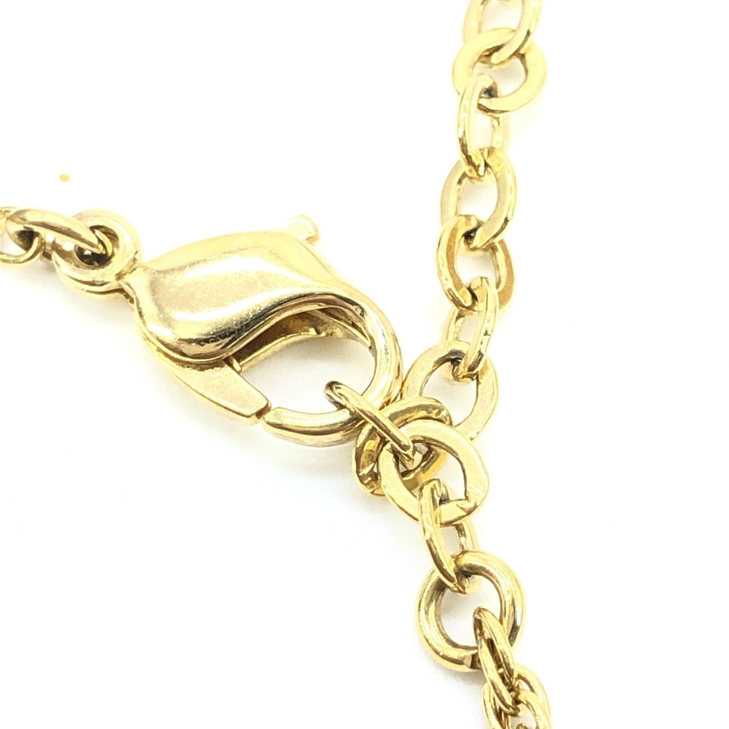 Christian Dior Gold Plated Flower Pendant On Delicate Chain