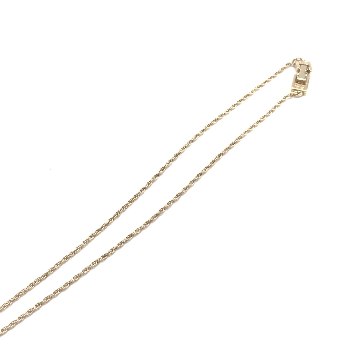 Givenchy Gold Tone Bow Pendant Chain Necklace