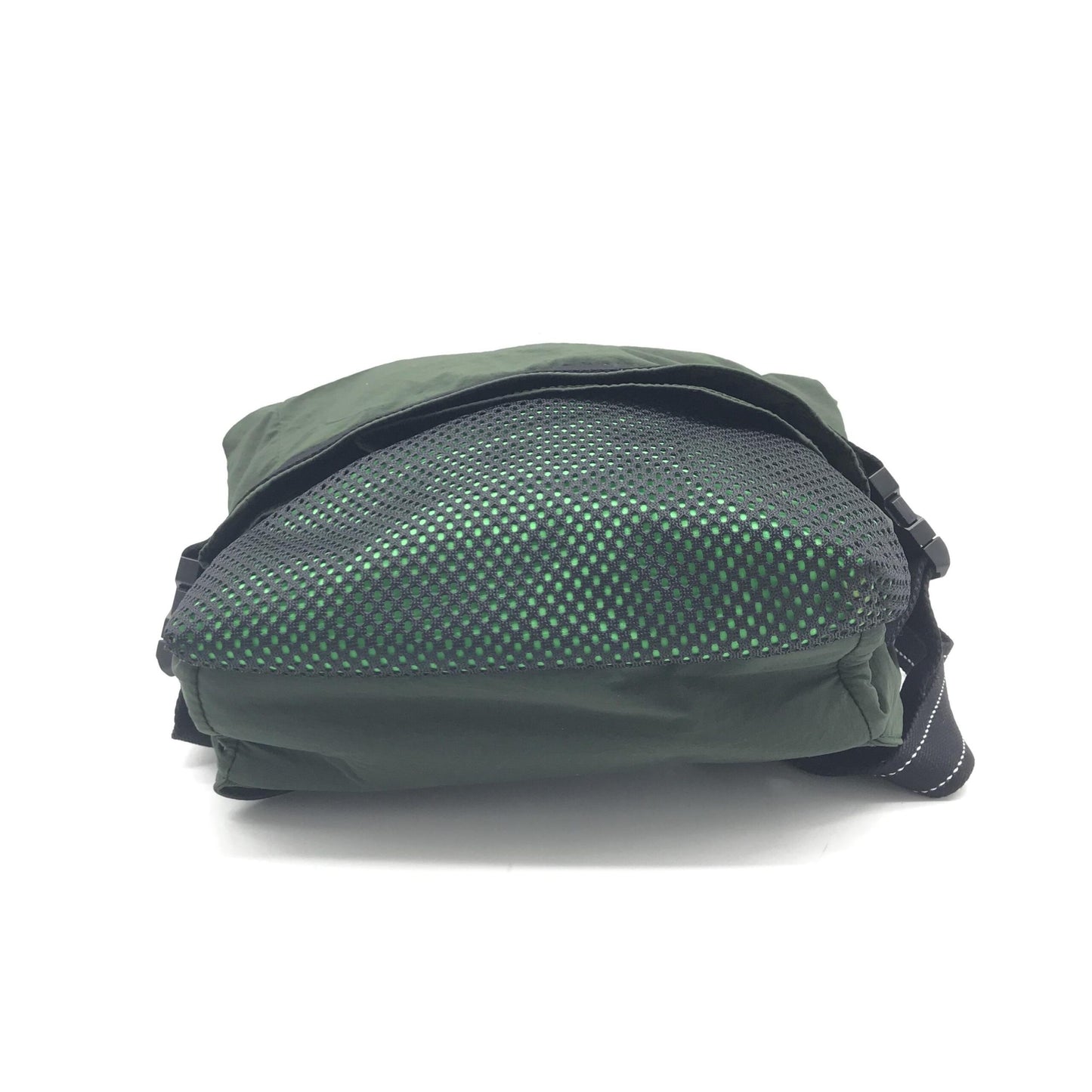 Bottega Veneta Green Nylon Body Bag Waist Bag