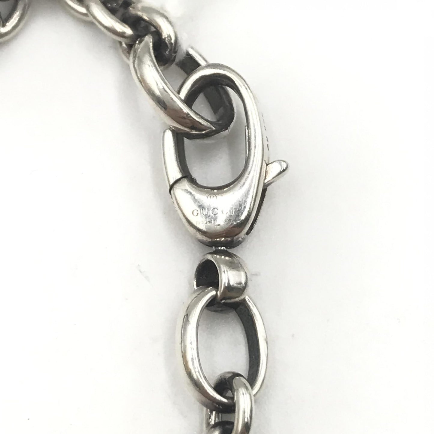 Gucci Interlocking G Silver Necklace Pendant