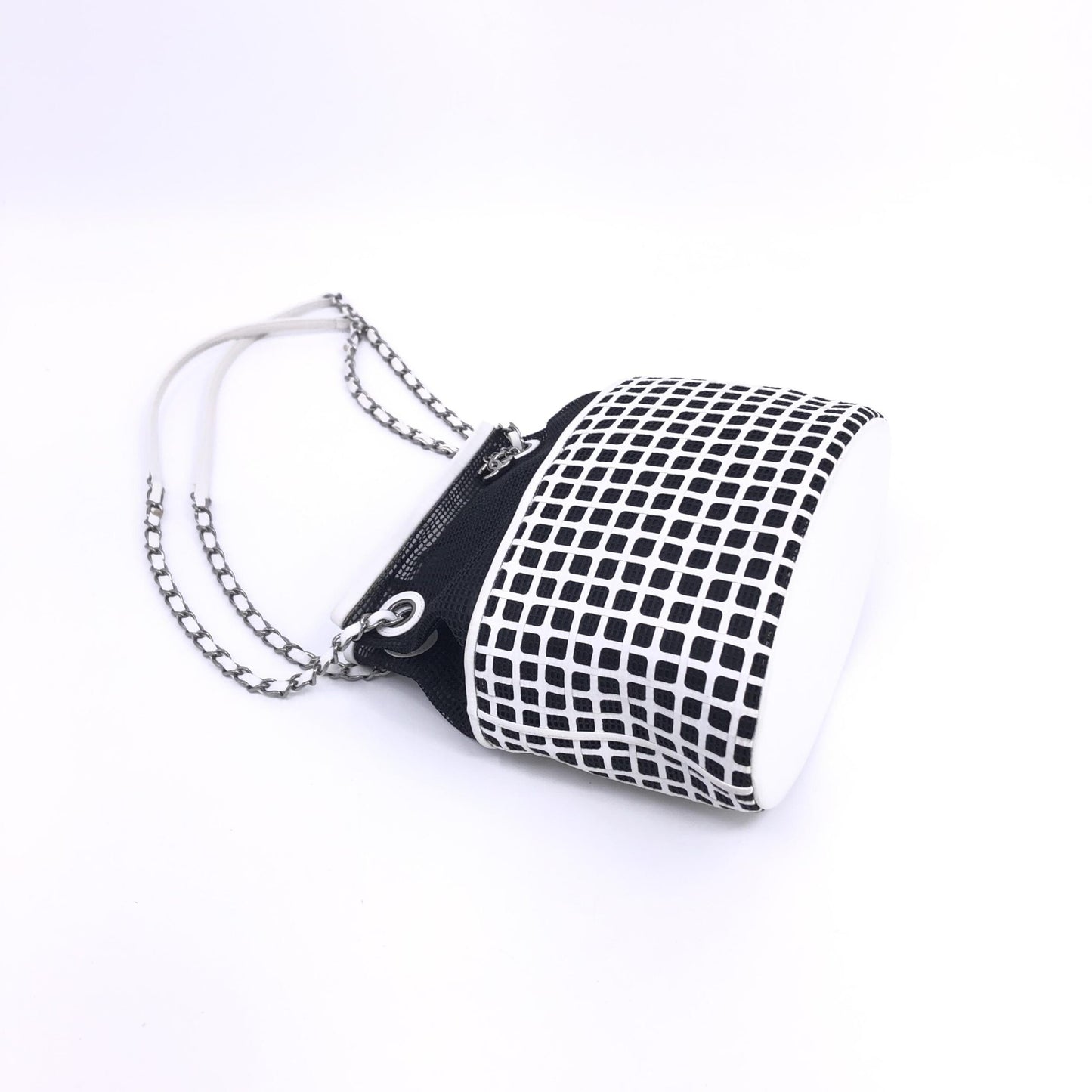 Chanel Mesh And Leather Bucket Bag