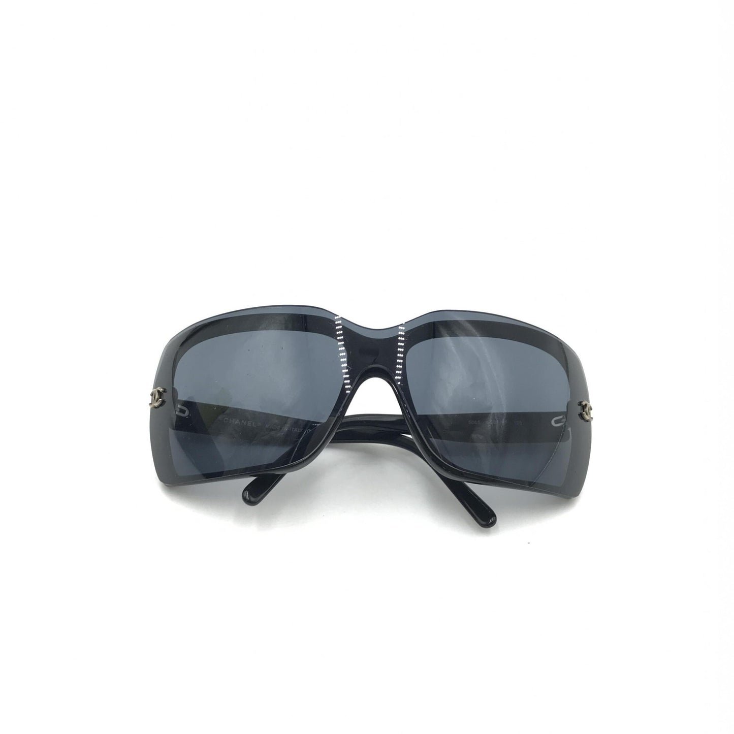 Chanel Oversized Black Sunglasses With Case