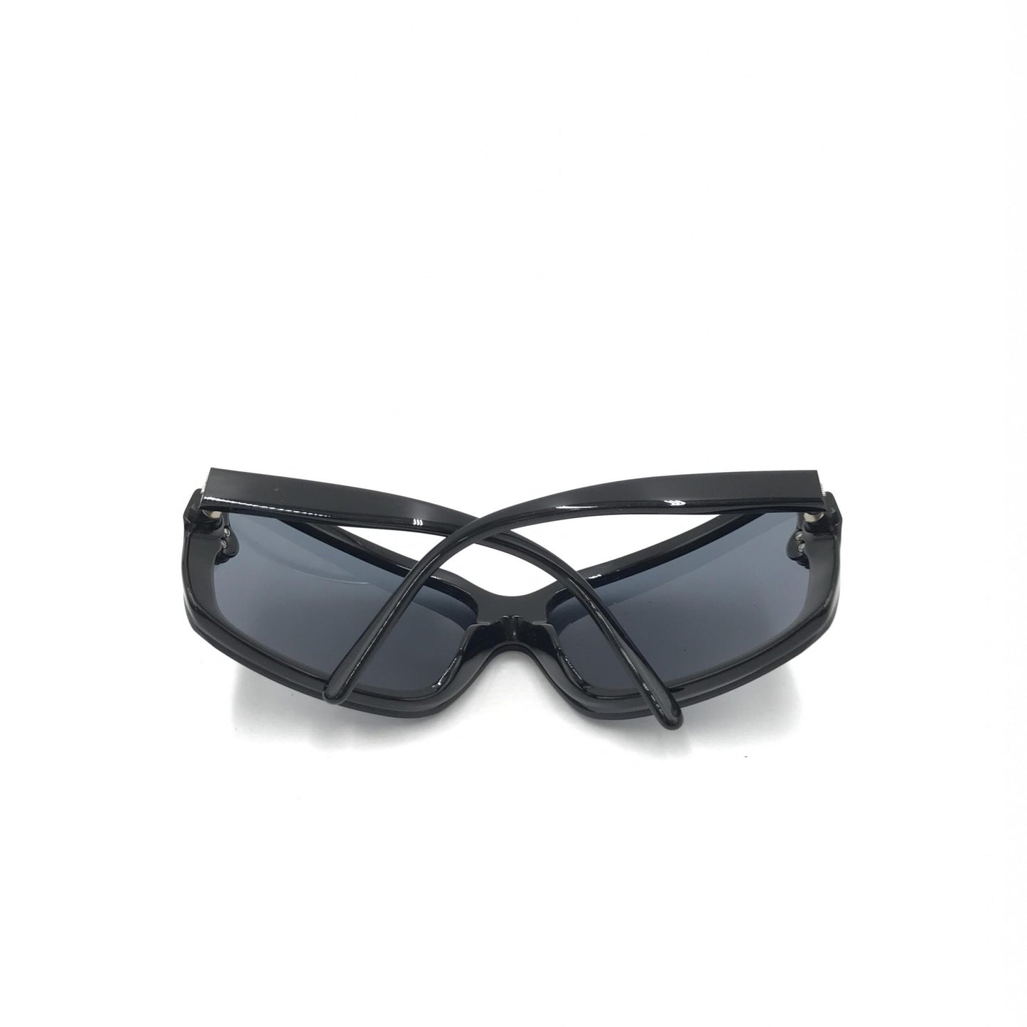 Chanel Oversized Black Sunglasses With Case