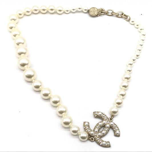Chanel Pearl CC Necklace