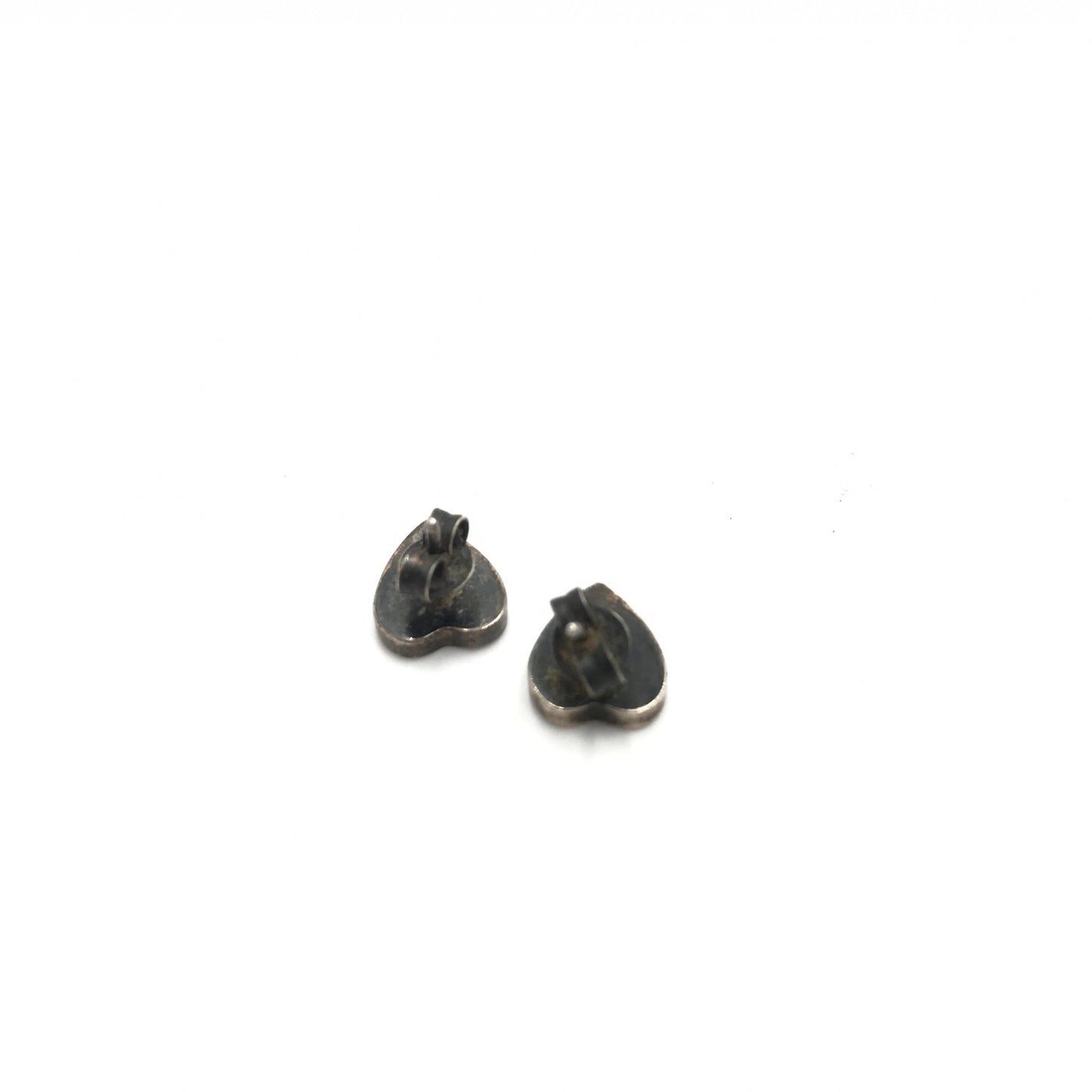 Gucci Silver 925 Heart Stud Earrings