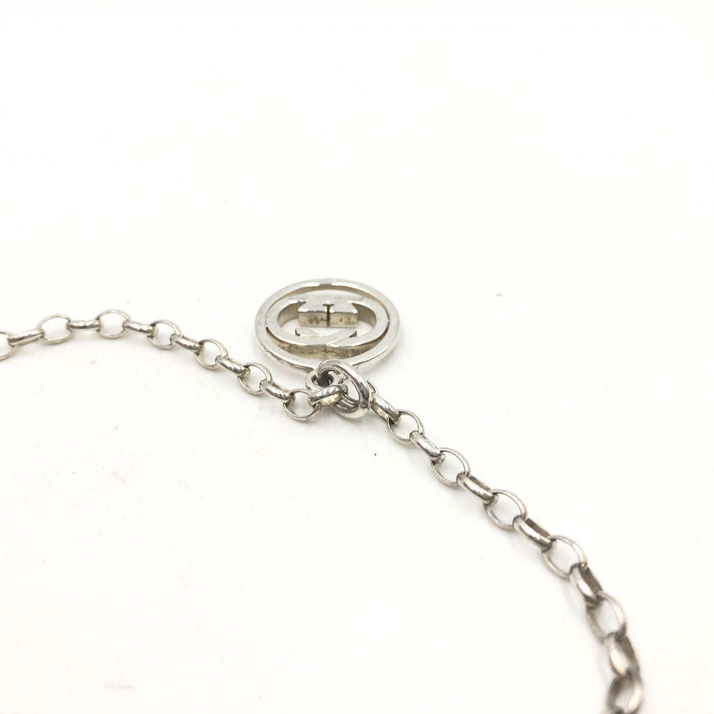 Gucci Sterling Silver Interlocking Circle Pendant