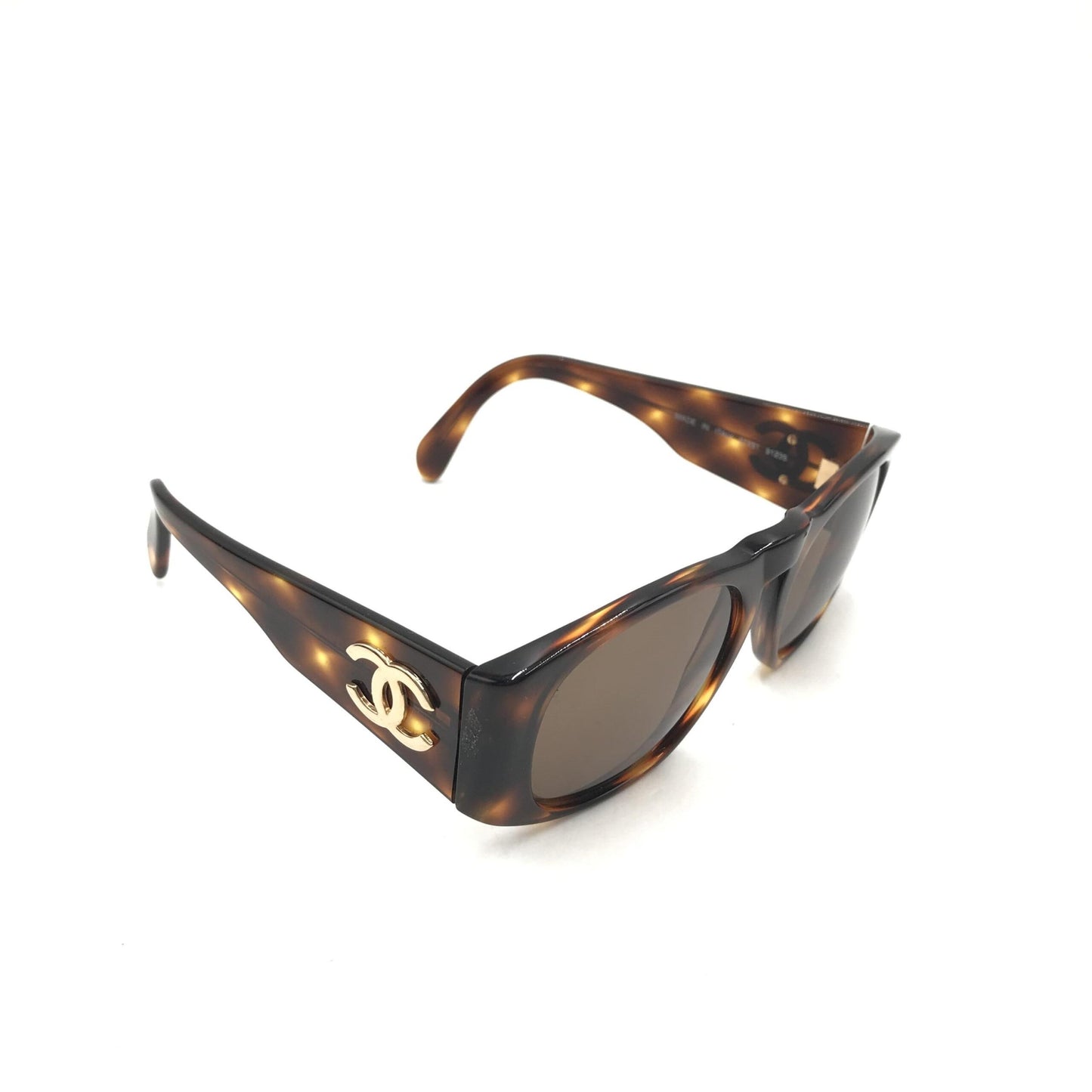 Chanel Vintage Classic Tortoise Sunglasses