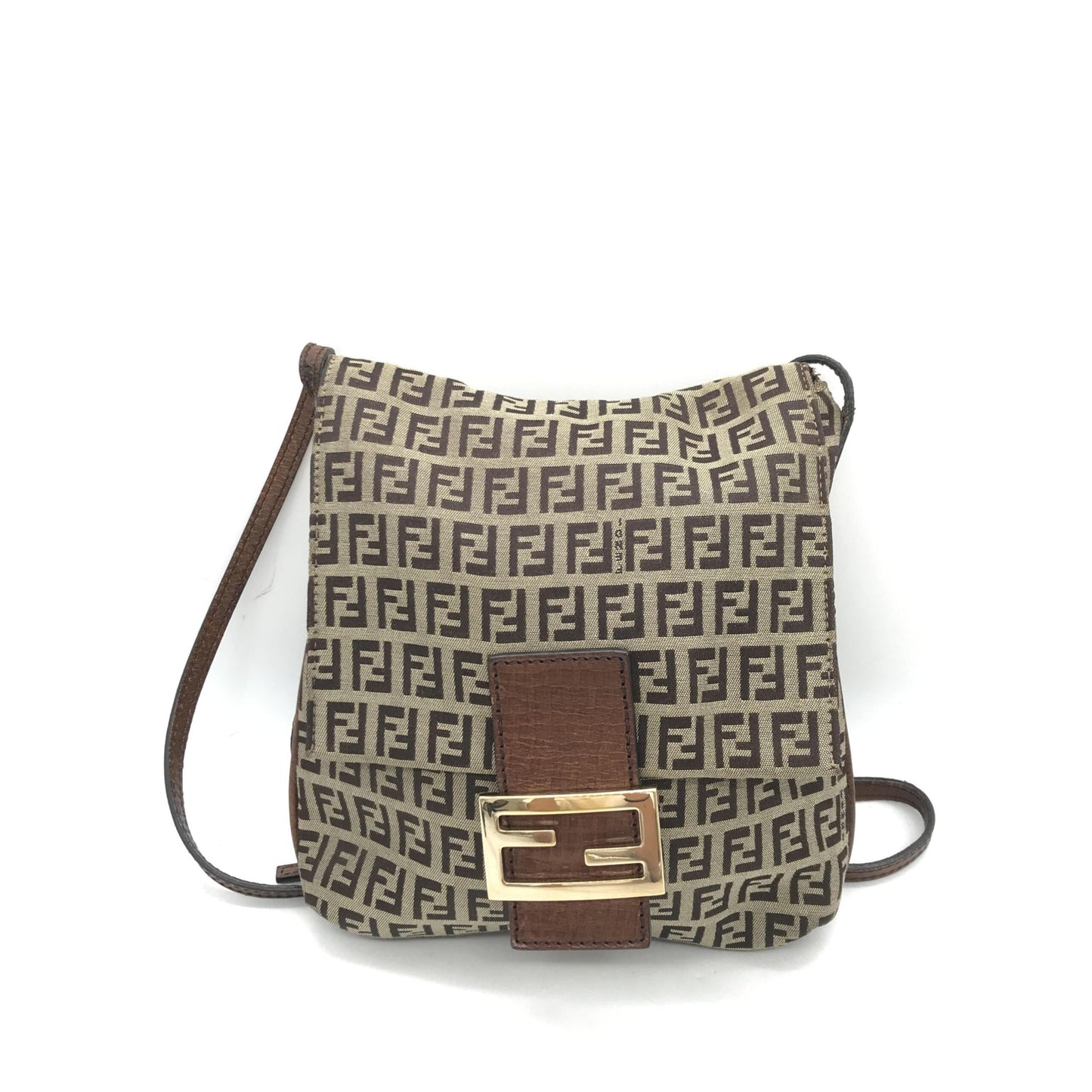Fendi Zucchino Pattern Crossbody Bag