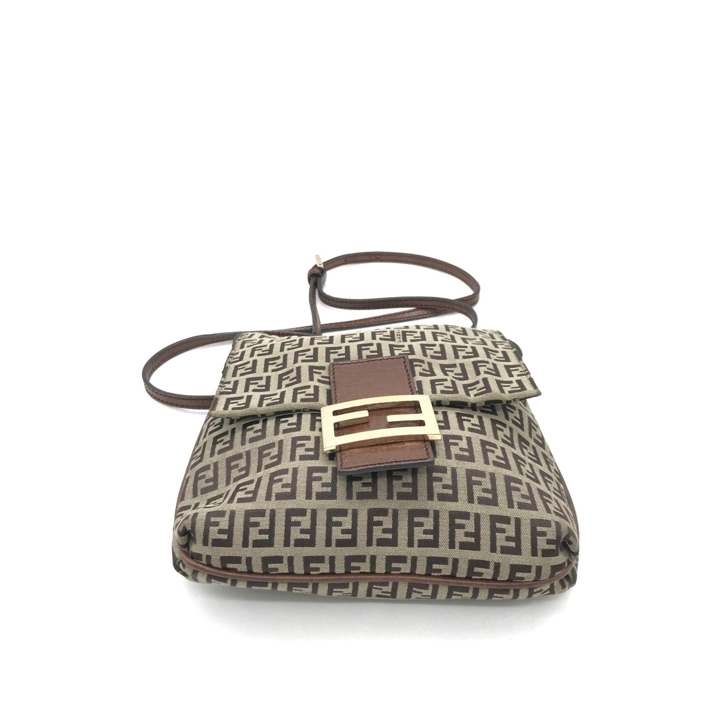 Fendi Zucchino Pattern Crossbody Bag