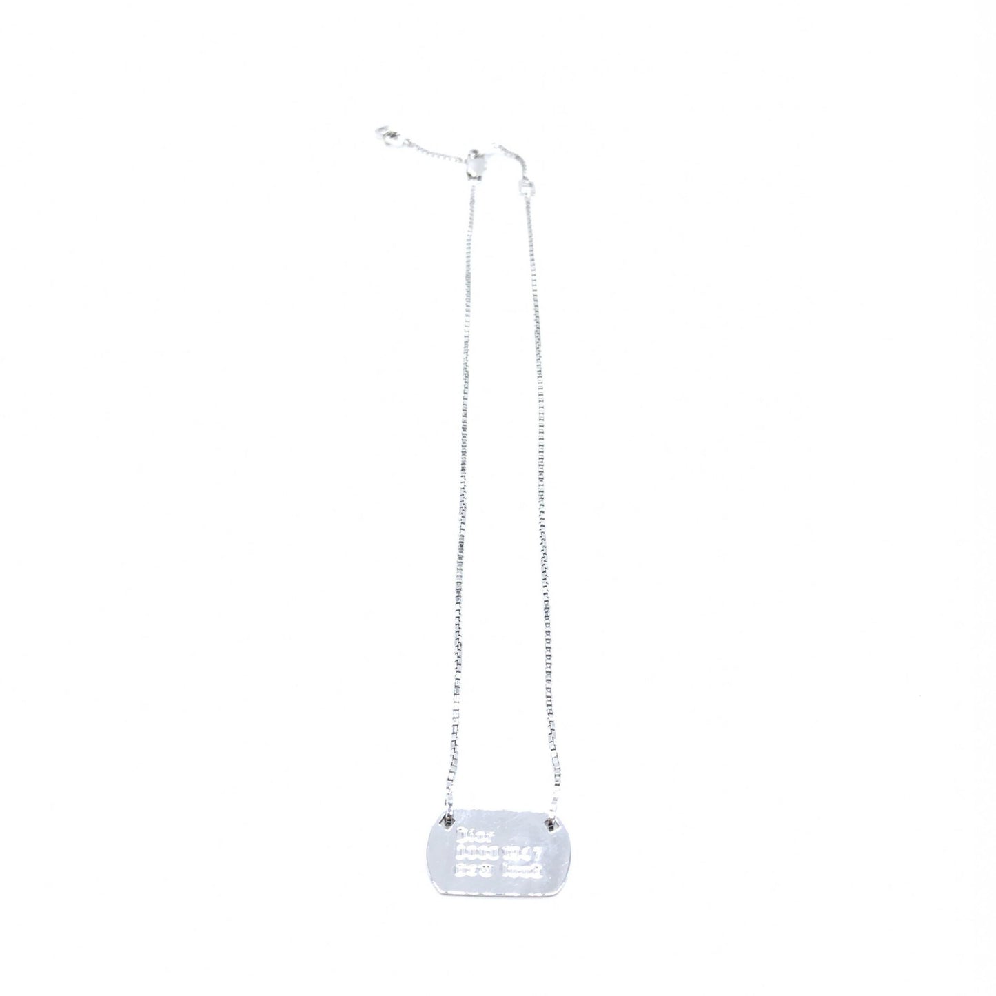 Christian Dior Dior 925 Sterling Silver Antique Art Deco Howard & Co. "Port" Necklace